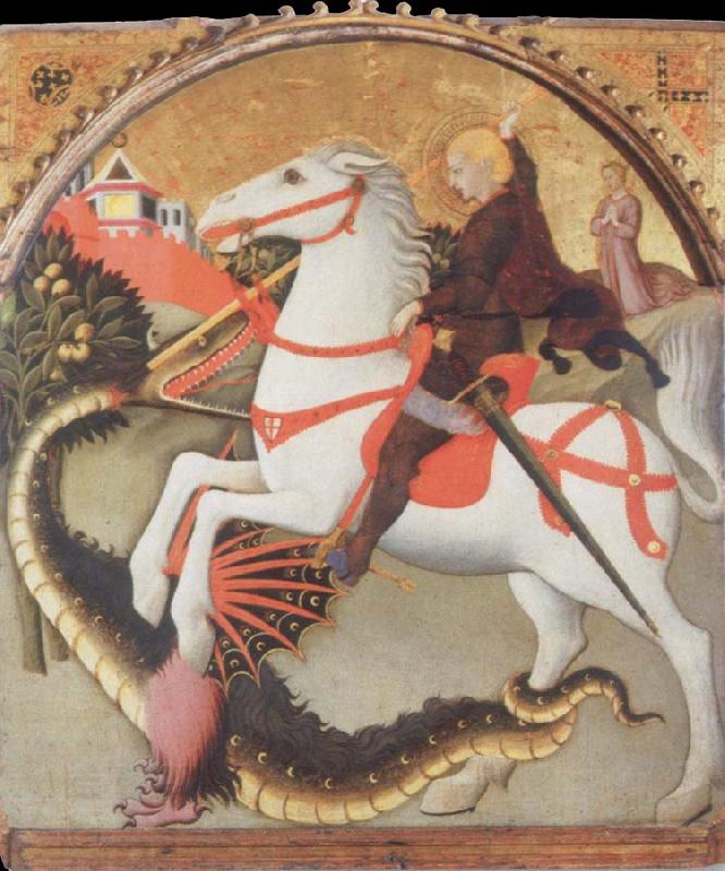 SANO di Pietro St.George and the Dragon China oil painting art